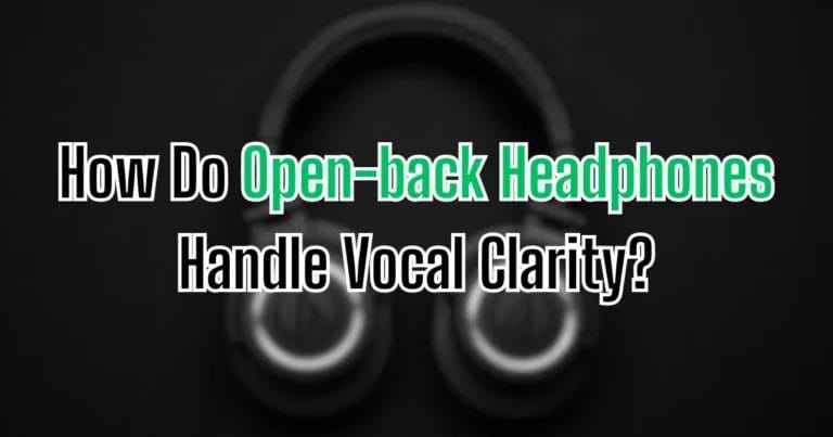 How Do Open-back Headphones Handle Vocal Clarity?